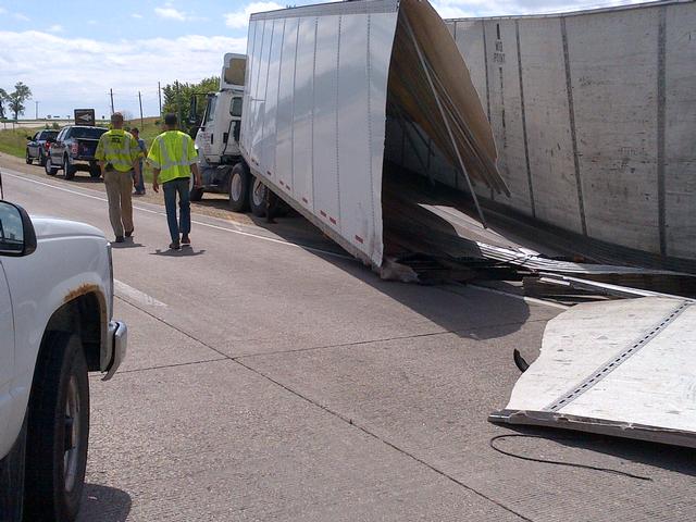 MVC on Hwy 20 at the IOCO Truck Stop 06.28.2013